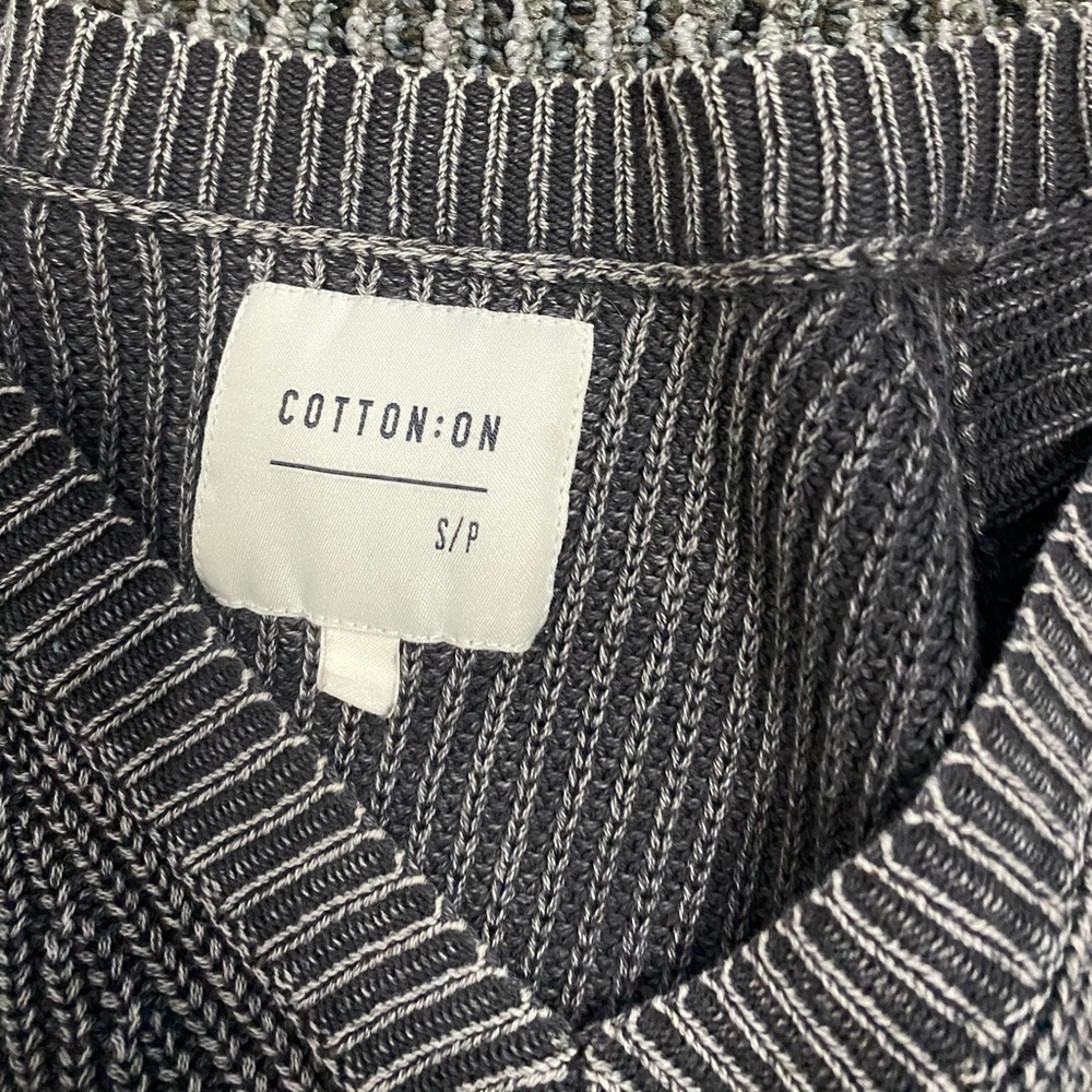 Gray Shoulder CutOut Sweater - Picture 7 of 7